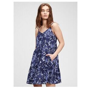 Gap | Button-Front Tiered Tank Dress